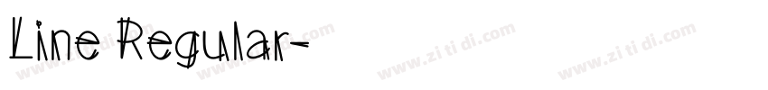 Line Regular字体转换 Line Regular字体转换